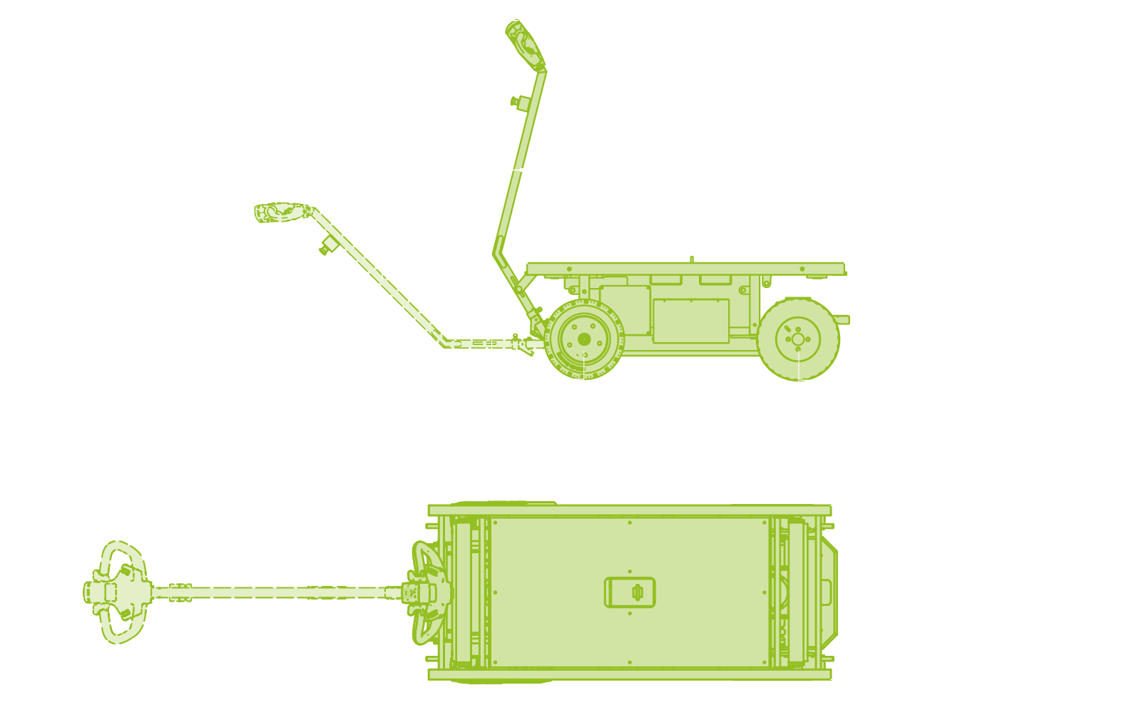 Ergomover lift-and-go-transport-trolley