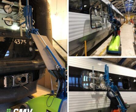 Winlet 350 - train window installation